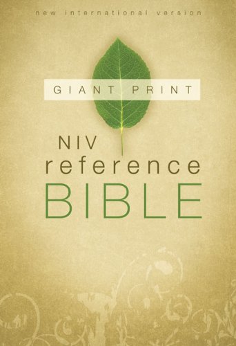 NIV GIANT PRINT REF HARD COVER