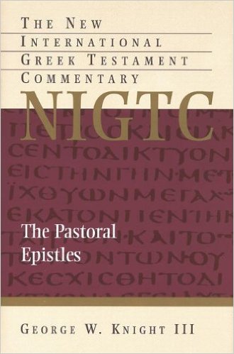 PASTORAL EPISTLES - NIGTC PAPERBACK