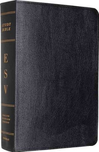 ESV STUDY BIBLE GEN LEATHER