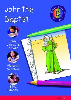 BIBLE COLOUR AND LEARN V12 JOHN BAPT