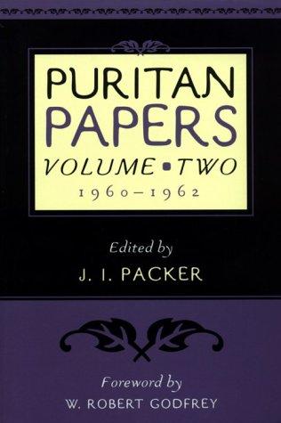 PURITAN PAPERS VOL.2 1960-1962