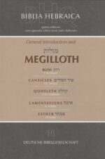 BIBLIA HEBRAI QUINTA - MEGILLOTH