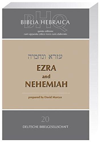 BIBLIA HEBRAICA QUINTA - EZRA & NEHEMIAH