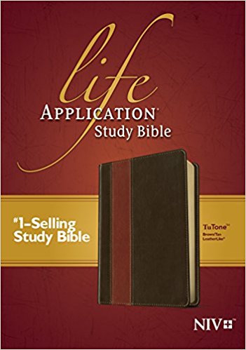 NIV LIFE APPLICATION STUDY BIBLE BR/TAN