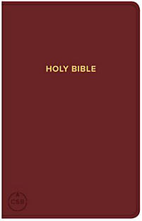 CSB GIFT & AWARD BIBLE, BURGUNDY IM