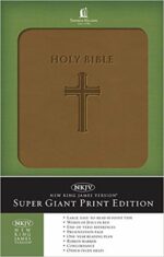 NKJV SUPER GIANT PRINT BROWN