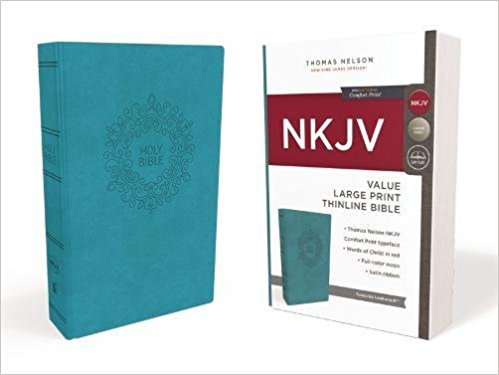 NKJV LP VALUE THINLINE TURQUOISE IM