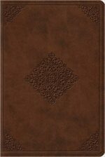 ESV STUDY BIBLE PERSONAL SIZE TT SADDLE