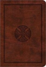 ESV COMPACT LARGE PRINT TT BROWN MOSAIC