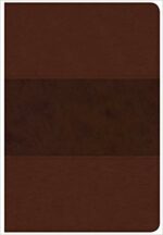 CSB REF GIANT PRINT BROWN SADDLE IM L