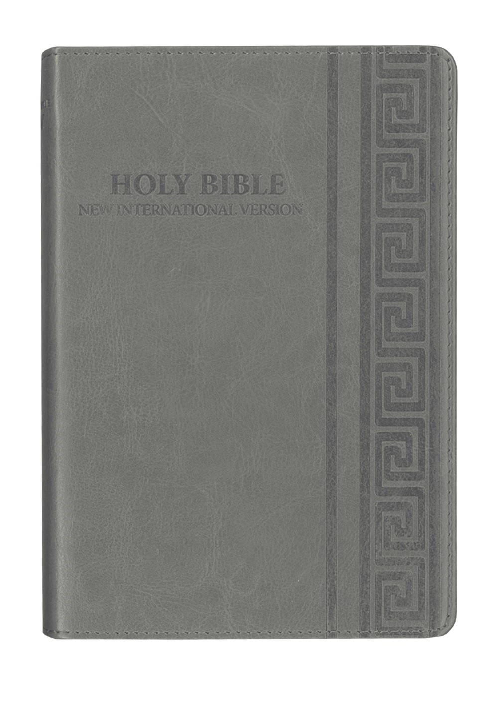 NIV LEATHER LOOK COOL GREY