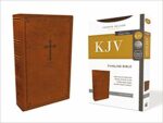 KJV THINLINE BROWN COMFORT PRINT IM