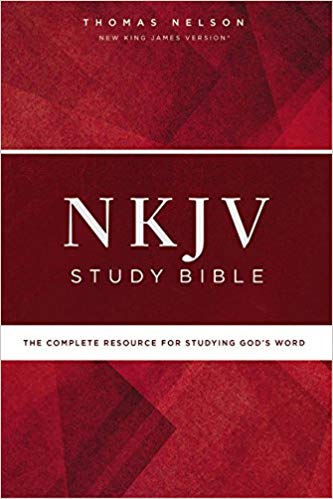 NKJV STUDY BIBLE H/C RED LETTER