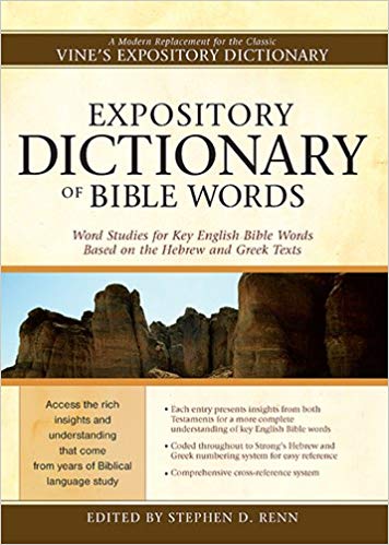 EXPOSITORY DICTIONARY OF BIBLE WORDS