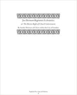 JUS DIVINUM REGIMINIS ECCLESIASTICI