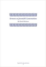 SERMONS ON JEREMIAH'S LAMENTATIONS