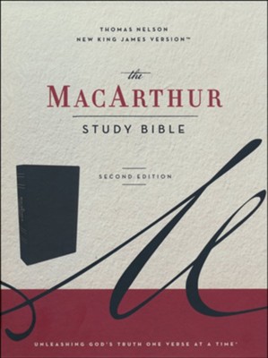 NKJV MACARTHUR STUDY 2nd ED BLACK IM