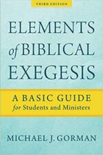 ELEMENTS OF BIBLICAL EXEGESIS 3RD ED