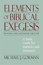 ELEMENTS OF BIBLICAL EXEGESIS 2ND ED