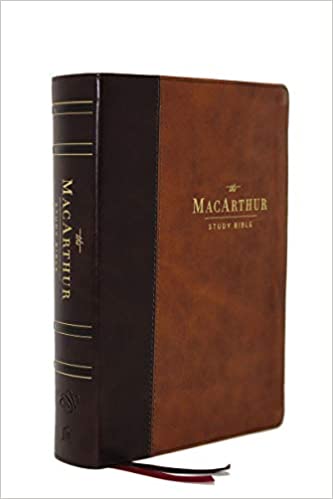 ESV MACARTHUR 2ND ED BROWN IM IDX