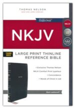 NKJV LP THINLINE REF INDEX BLACK IM