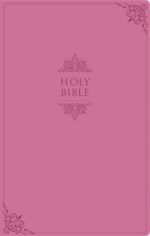 NIV LARGE PRINT THINLINE PINK IM