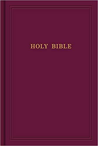 KJV PEW BIBLE GARNET