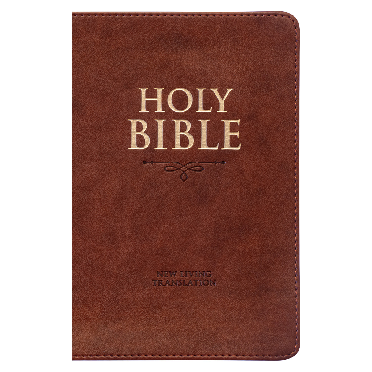 NLT COMPACT BIBLE BROWN IM